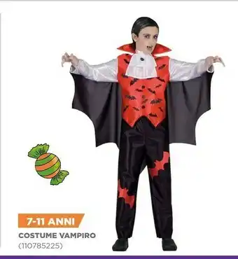 Toys Center Costume Vampiro 7-11 Anni offerta