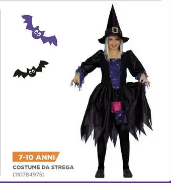 Costume Da Strega 7-10 Anni