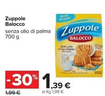 Carrefour Balocco Zuppole Senza Olio Di Palma 700 G(ml) offerta