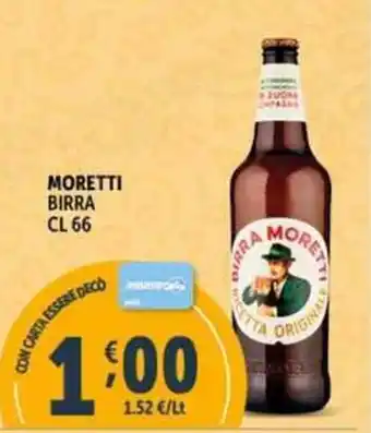 Deco Supermercati MORETTI BIRRA CL 66 offerta