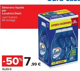 Carrefour Dash Detersivo Liquido Per Lavatrice offerta