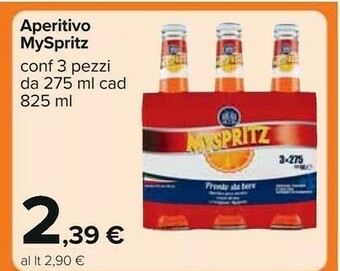 Carrefour Myspritz Aperitivo offerta