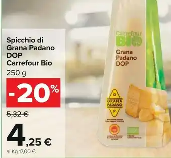 Carrefour Spicchio Di Grana Padano Dop offerta