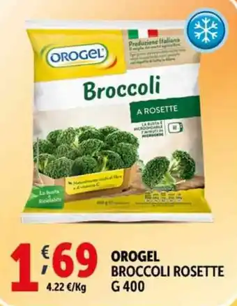Deco Supermercati OROGEL BROCCOLI ROSETTE g 400 offerta