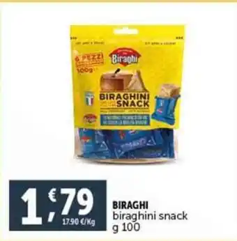 Deco Supermercati BIRAGHI biraghini snack g 100 offerta