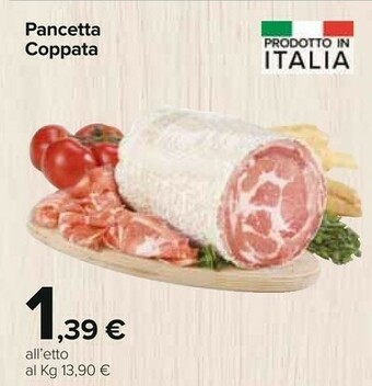 Carrefour Pancetta Coppata offerta