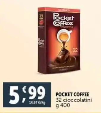 POCKET COFFEE 32 cioccolatini g 400