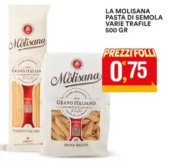 Gecop LA MOLISANA PASTA DI SEMOLA VARIE TRAFILE 500 GR offerta
