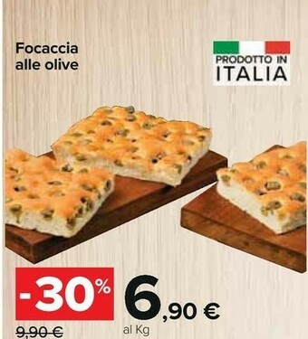 Carrefour Focaccia Alle Olive offerta