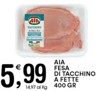 Gecop AIA FESA DI TACCHINO A FETTE 400 GR offerta