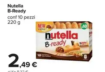 Carrefour Ferrero Nutella B-ready New + Nutella 220 G(ml) offerta