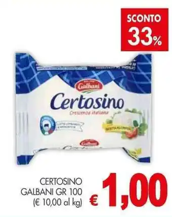 CERTOSINO GALBANI GR 100