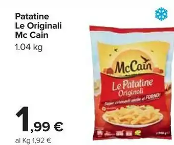 Carrefour Mccain Patatine offerta