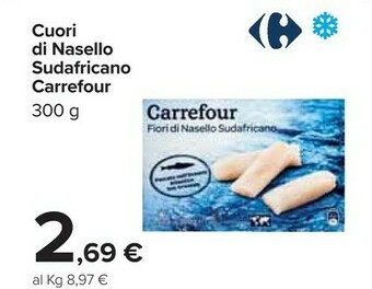 Carrefour Carrefour - Cuori Di Nasello Sudafricano 300 G(ml) offerta