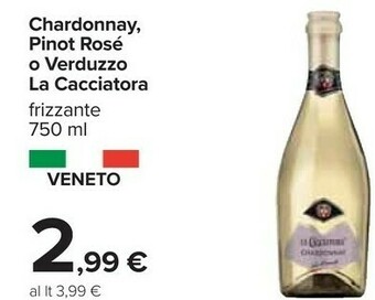 Carrefour La cacciatora Chardonnay offerta