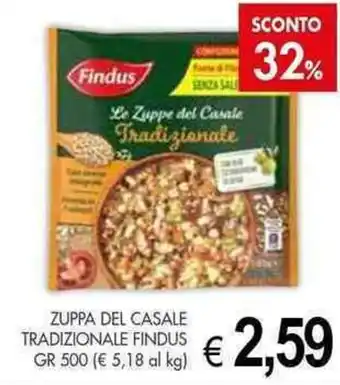 PrestoFresco ZUPPA DEL CASALE TRADIZIONALE FINDUS GR 500 offerta