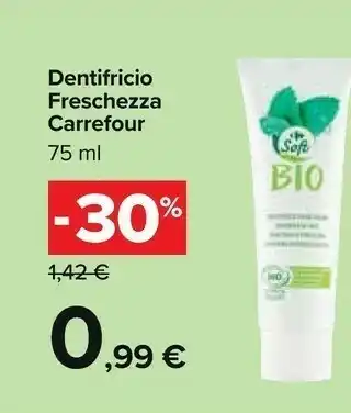 Carrefour Carrefour Dentifricio Freschezza offerta