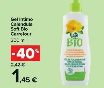 Carrefour Gel Intimo Calendula Soft Bio offerta