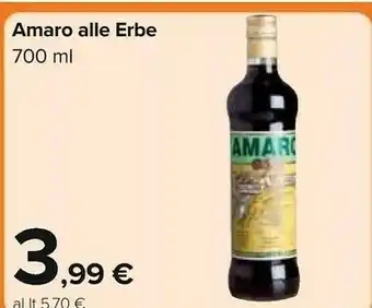 Carrefour Amaro Alle Erb offerta