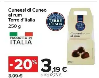 Carrefour Terre d'Italia Cuneesi Di Cuneo 250 G offerta