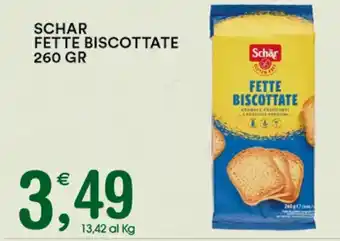 Gecop SCHAR FETTE BISCOTTATE 260 GR offerta