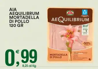 Gecop AIA AEQUILIBRUM MORTADELLA DI POLLO 120 GR offerta