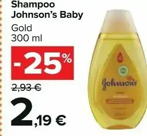 Carrefour Johnson's Baby Shampoo offerta