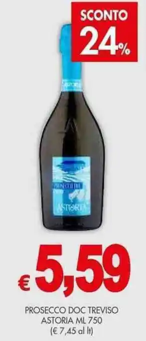 PrestoFresco PROSECCO DOC TREVISO ASTORIA ML 750 offerta