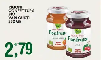 Gecop RIGONI CONFETTURA BIO VARI GUSTI 250 GR offerta
