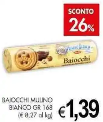 PrestoFresco BAIOCCHI MULINO BIANCO GR 168 offerta