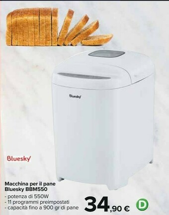 Carrefour Bluesky Macchina per il pane offerta