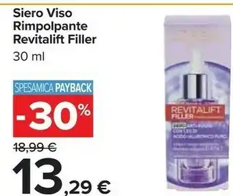 Revitalift Filler Siero Viso Rimpolpante