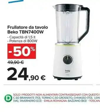 Carrefour Beko Frullatore offerta