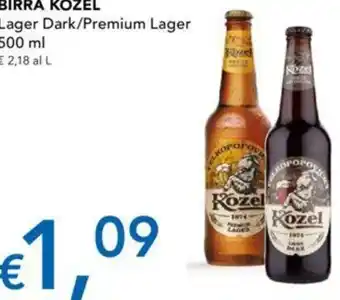 BIRRA KOZEL Lager Dark/Premium Lager 500 ml