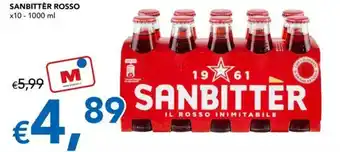 SANBITTER ROSSO x10 - 1000 ml