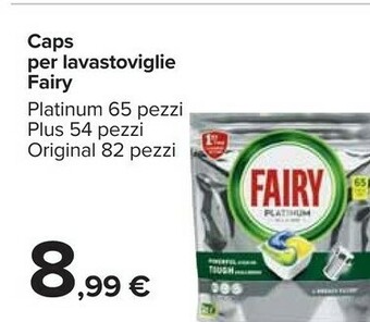 Carrefour Fairy Caps Per Lavastoviglie offerta