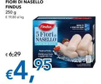 Migross Supermercati e Market FIORI DI NASELLO FINDUS 250 G offerta
