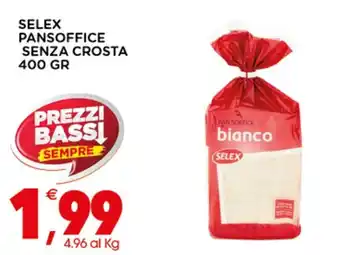 Gecop SELEX PANSOFFICE SENZA CROSTA 400 GR offerta