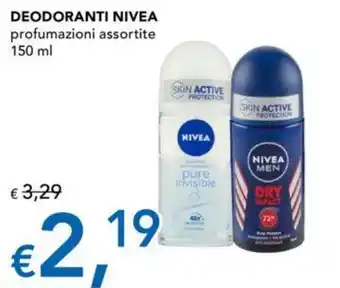Migross Supermercati e Market DEODORANTI NIVEA profumazioni assortite 150 ml offerta