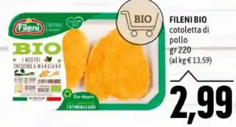 FILENI BIO cotoletta di pollo gr220