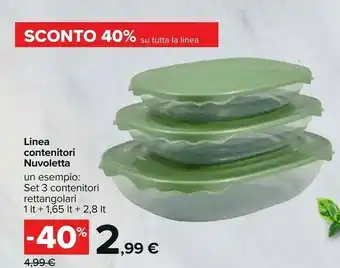 Carrefour Nuvoletta Contenitori per alimenti offerta