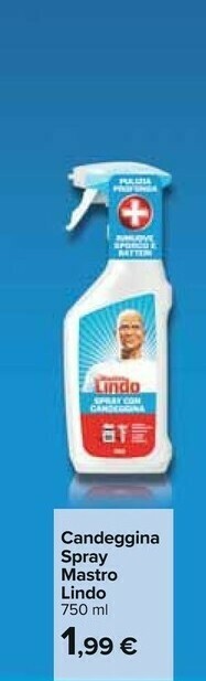 Carrefour Mastro lindo Candeggina Spray offerta