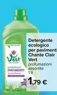 Carrefour Chanteclair Vert Detergente Ecologico Per Pavimenti 1000ml offerta