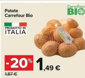 Carrefour Carrefour Patate Bio offerta