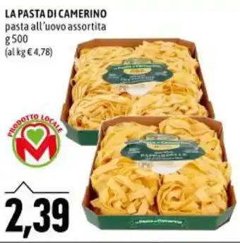 LA PASTA DI CAMERINO pasta all'uovo assortita g 500