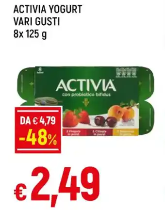 Famila ACTIVIA YOGURT VARI GUSTI 8x 125 g offerta