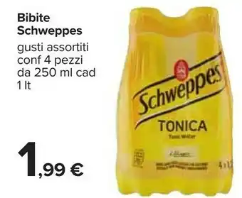 Carrefour Schweppes Bibite offerta
