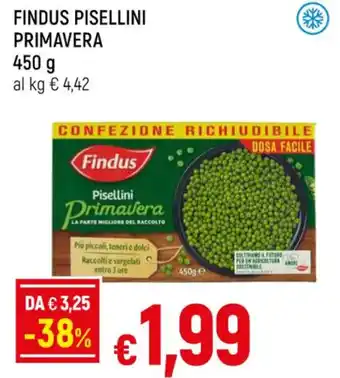 Famila FINDUS PISELLINI PRIMAVERA 450 g offerta