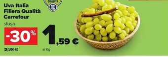 Carrefour Carrefour Uva Italia Filiera Qualità offerta