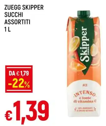 Famila ZUEGG SKIPPER SUCCHI ASSORTITI 1L offerta